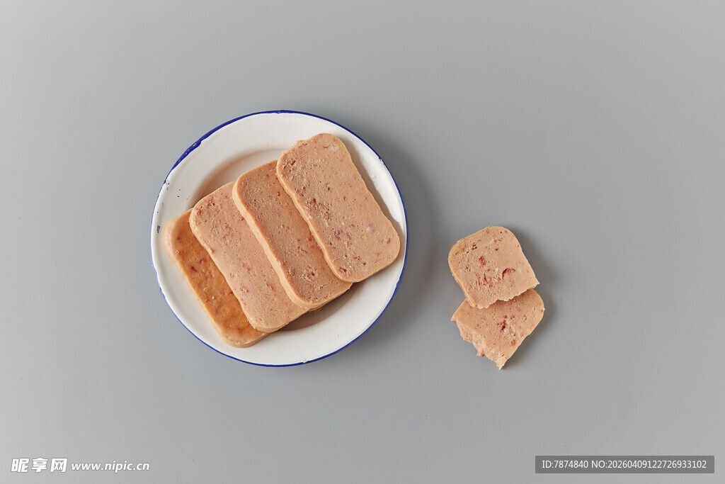 盘中美味午餐肉