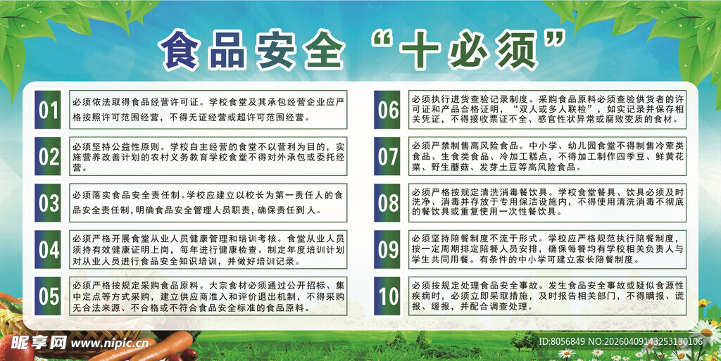 食品安全十必须