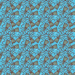 盆栽矢量图案背景