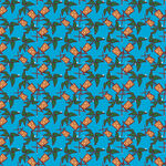 盆栽矢量图案背景