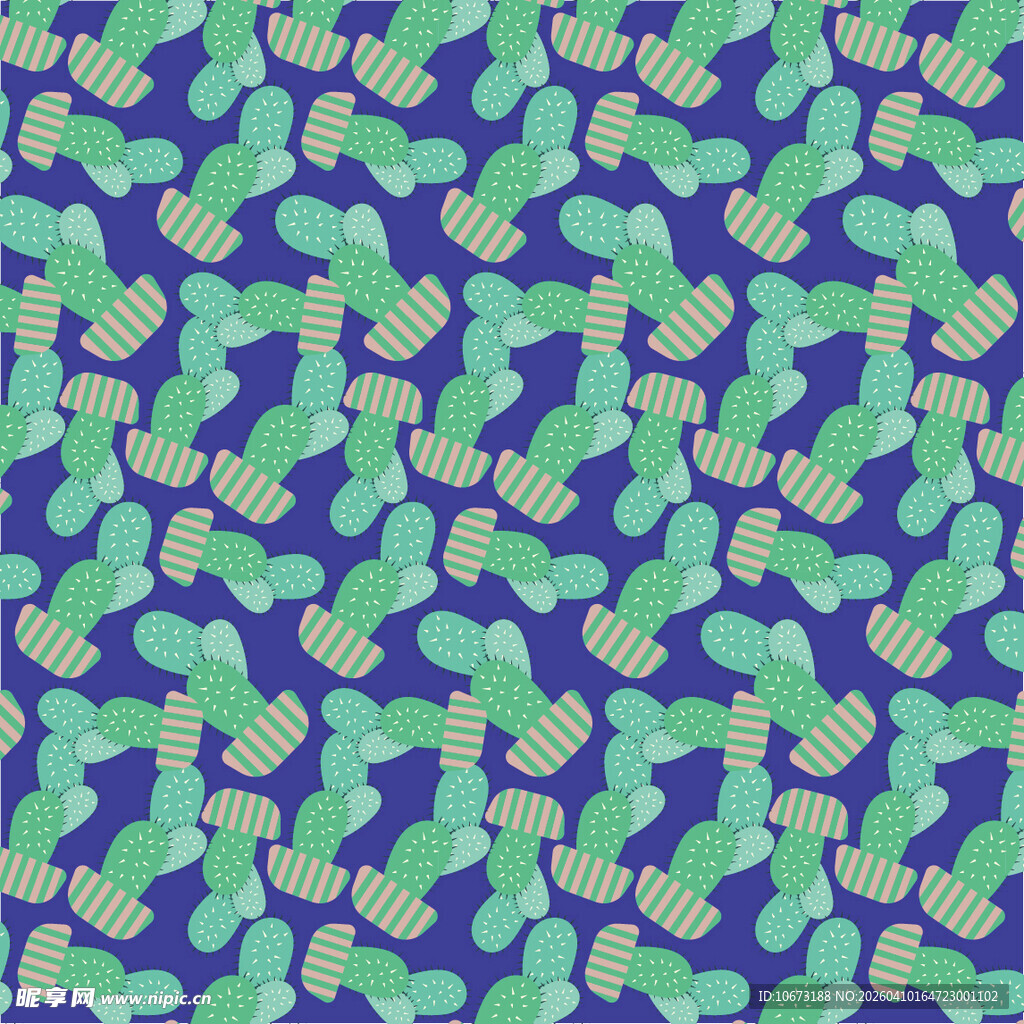 盆栽矢量图案背景