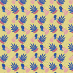 盆栽矢量图案背景