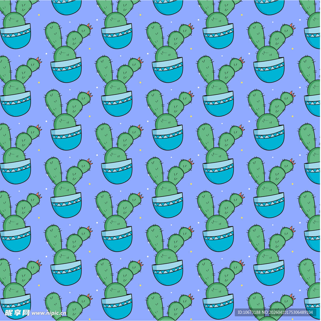 植物盆栽图案背景