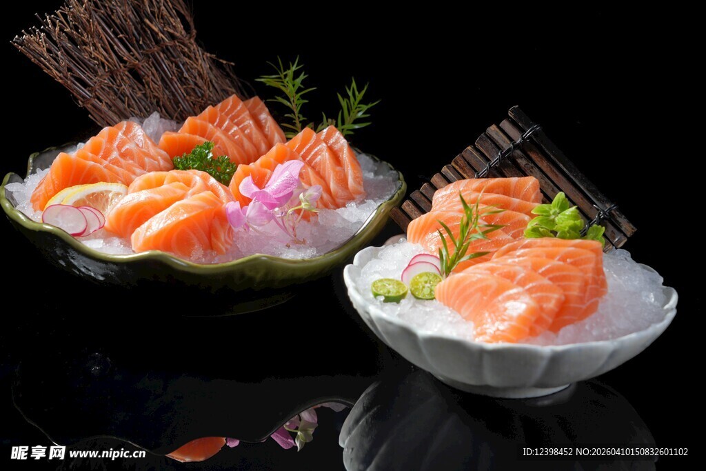 精致美味的刺身拼盘