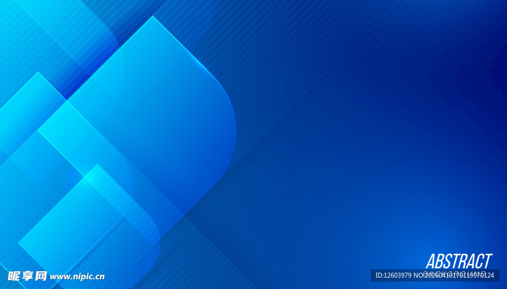 蓝色几何抽象背景图案