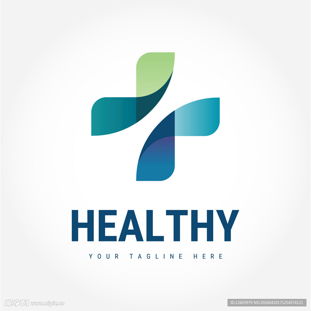 健康主题医疗标志设计