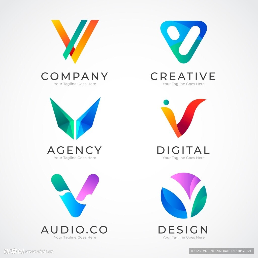 创意公司标志设计示例