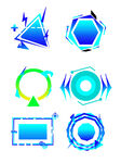 多彩几何科技风图标集合