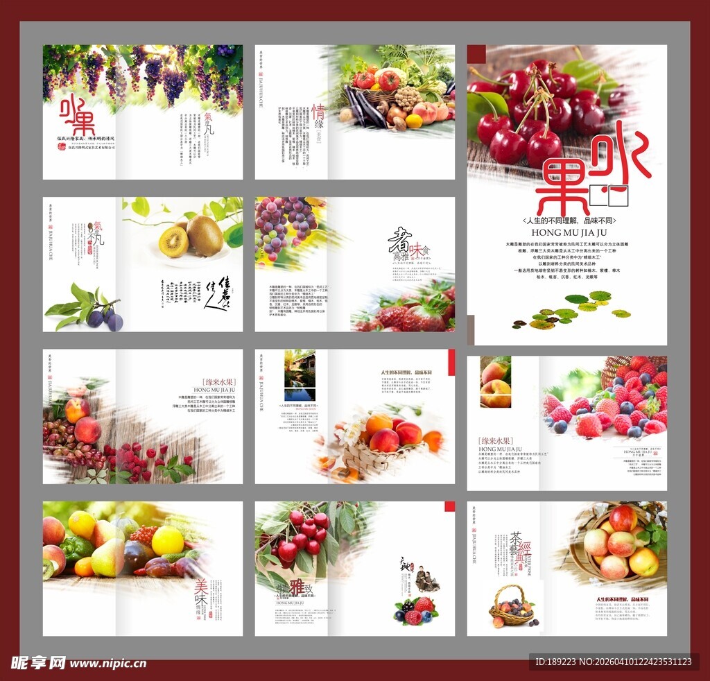 水果画册