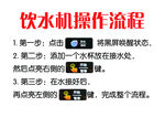饮水机操作流程