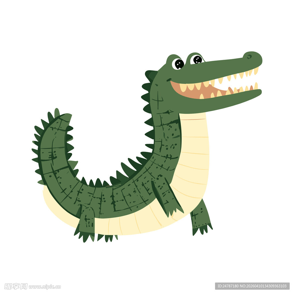 卡通鳄鱼