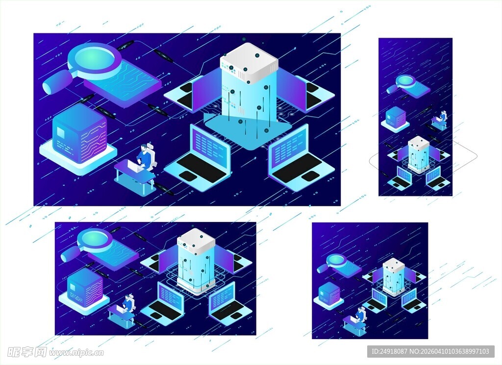 ai人工智能 科技海报背景