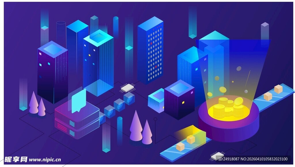 AI人工智能 科技海报背景