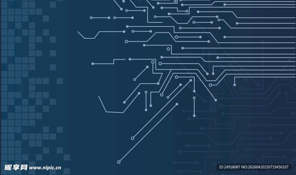 科技风电路板背景图案