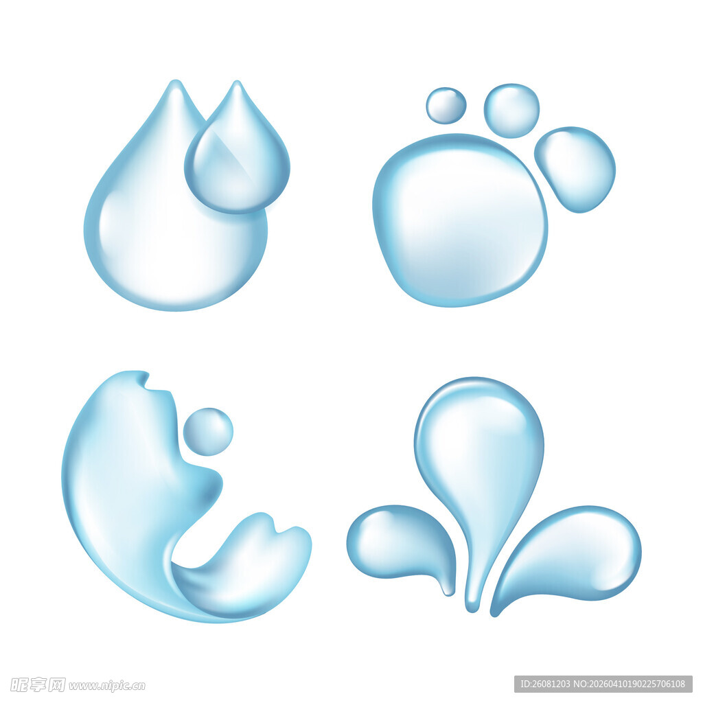水滴图案素材
