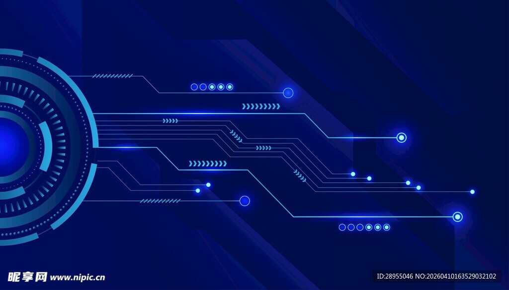 科技电路板背景