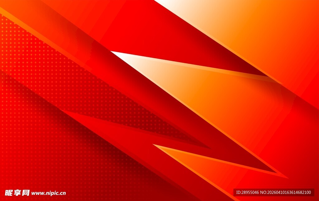 红色几何背景