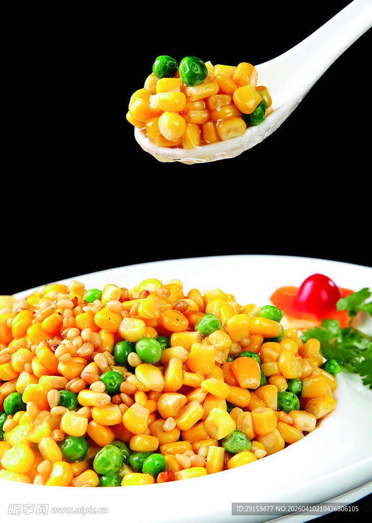 美味玉米豌豆小炒