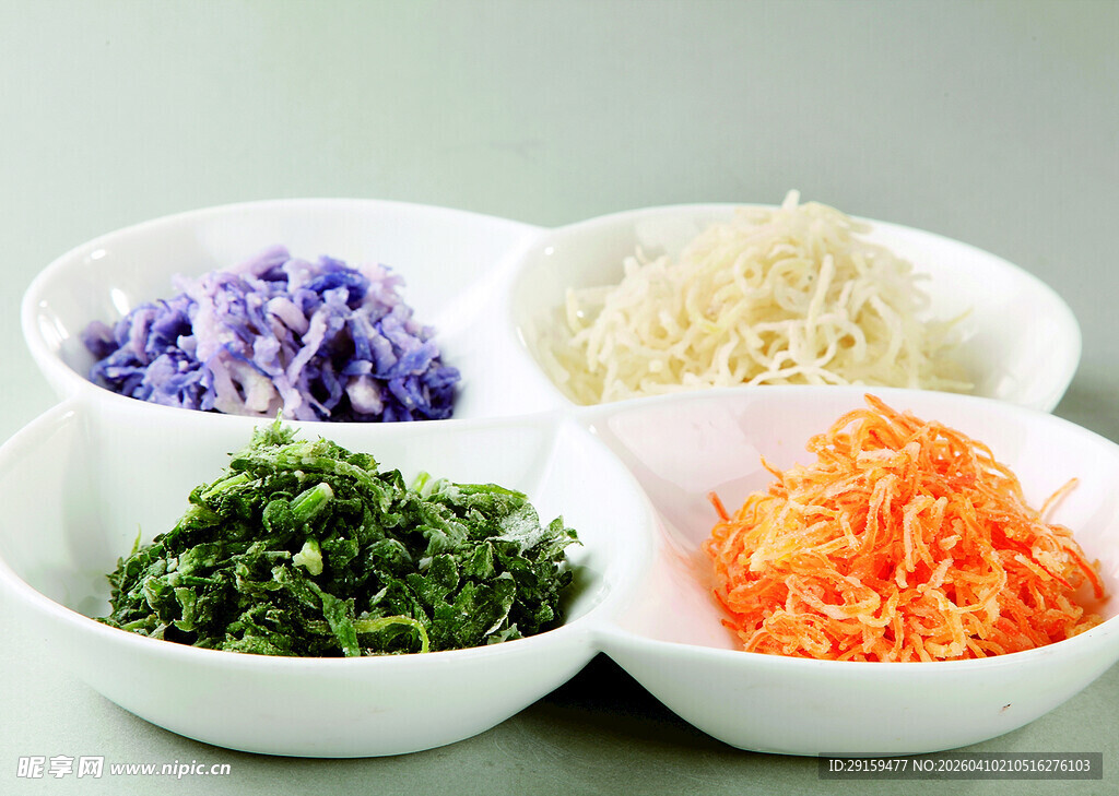 多彩切丝蔬菜组合