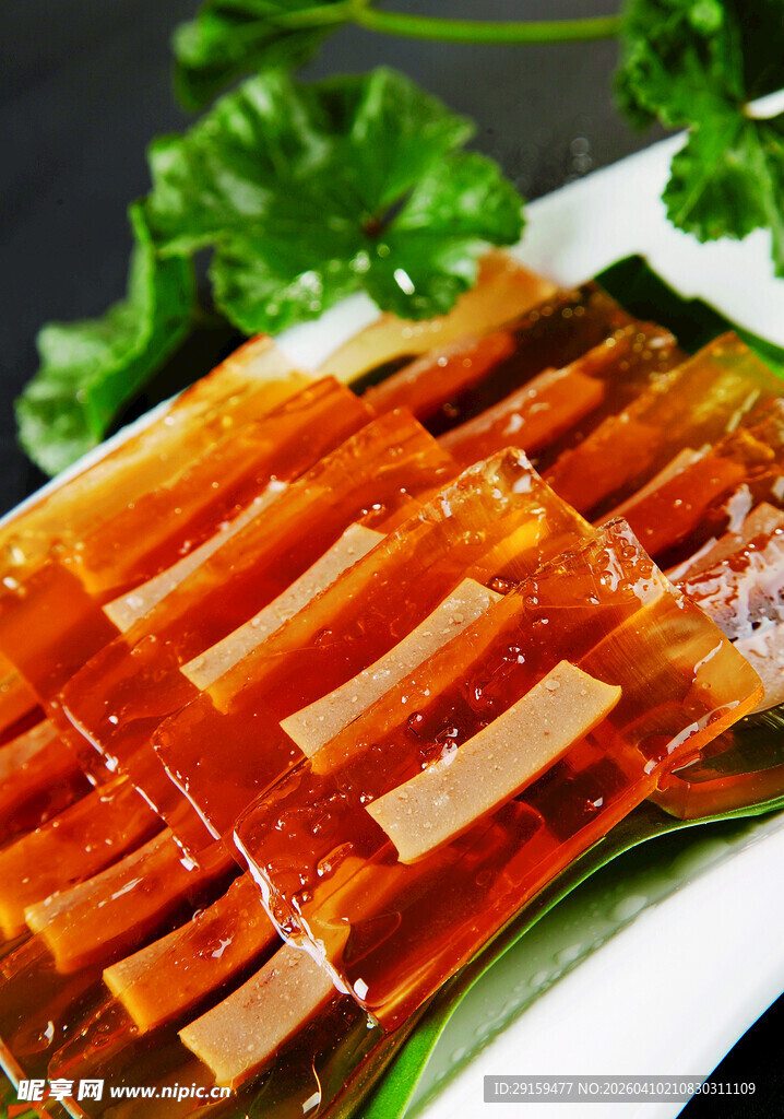 美味凉拌猪皮冻