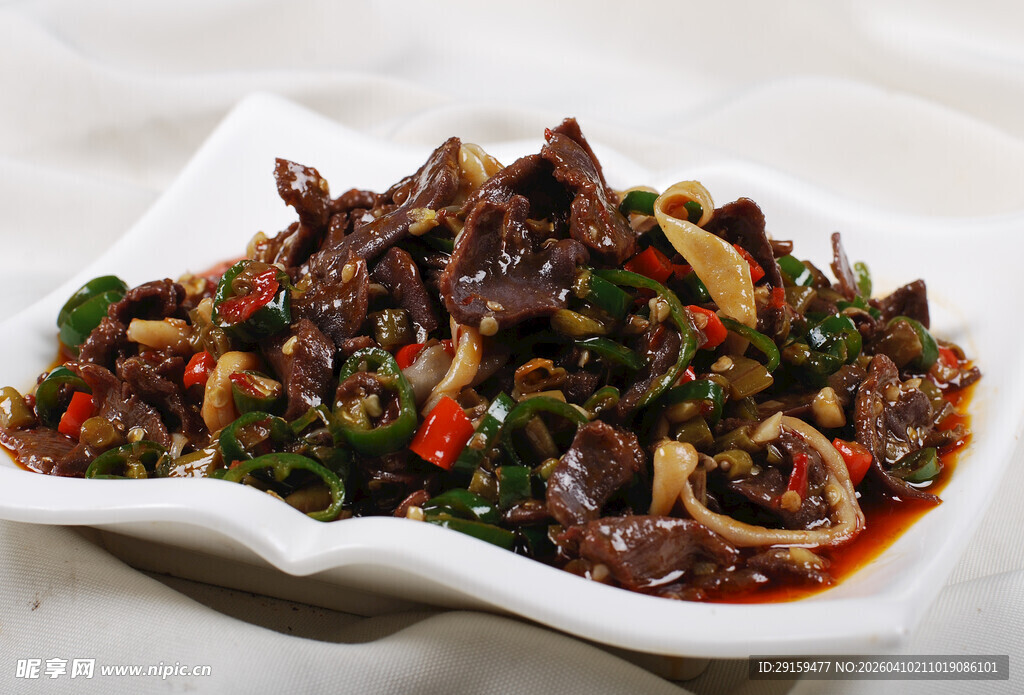 香辣美味爆炒鸡杂