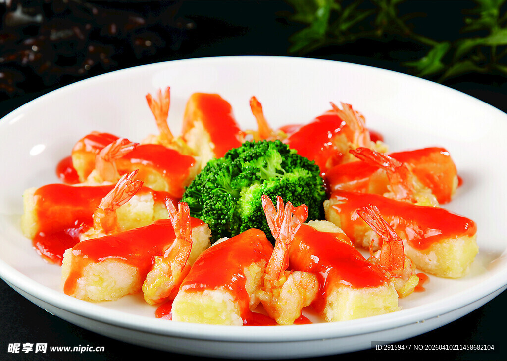 美味蟹钳摆盘精致诱人