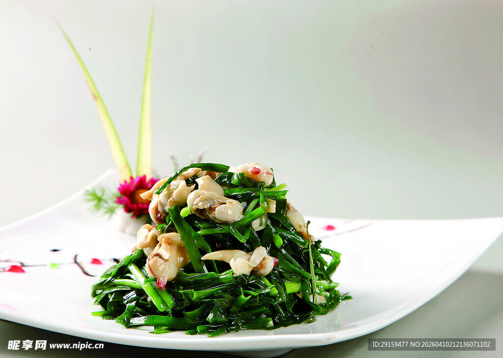 虾仁拌菠菜