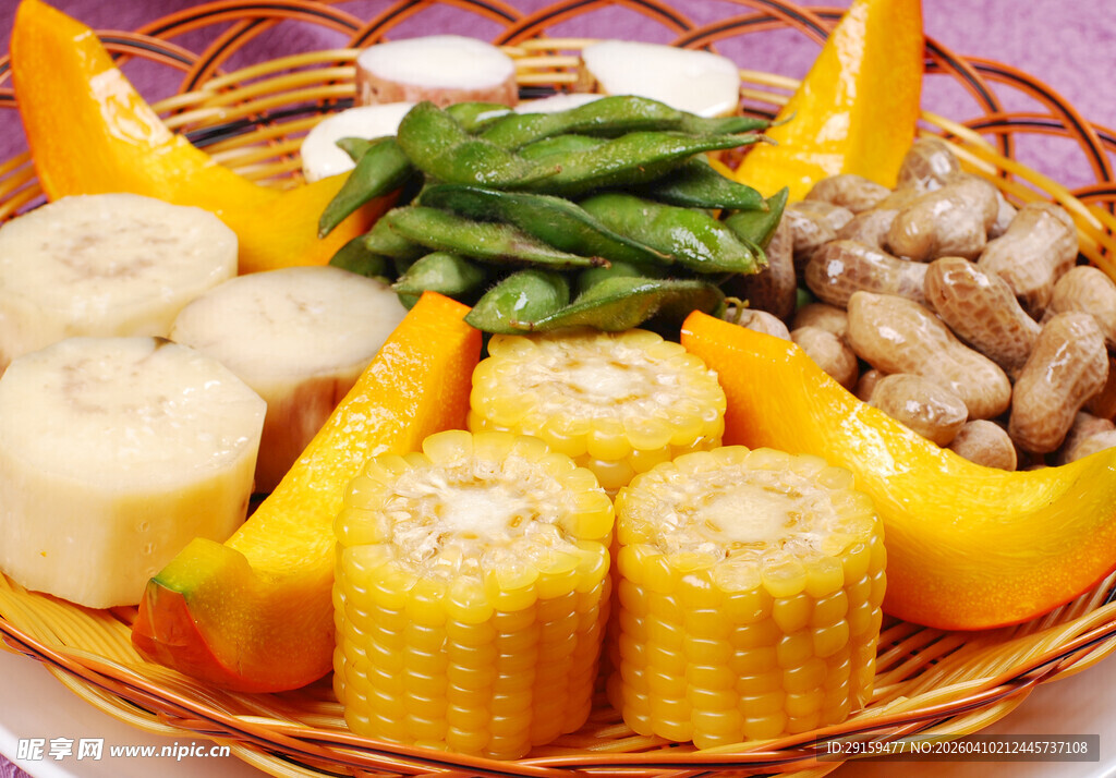 多彩田园风粗粮拼盘