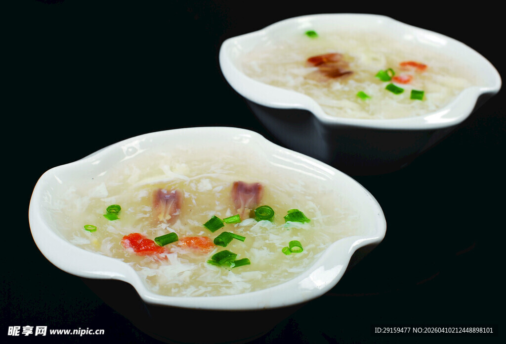 两碗鲜香美味养生粥