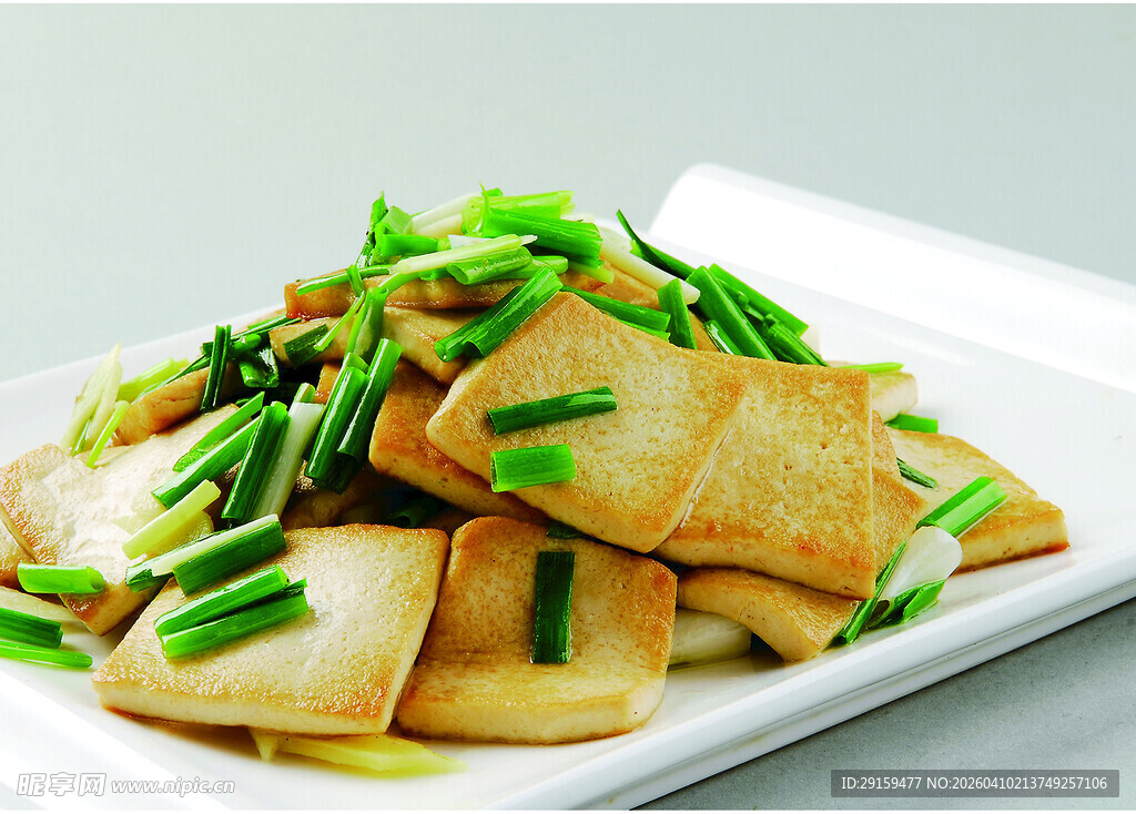 葱香煎豆腐