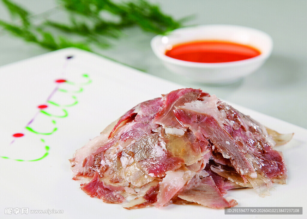 美味凉拌兔肉