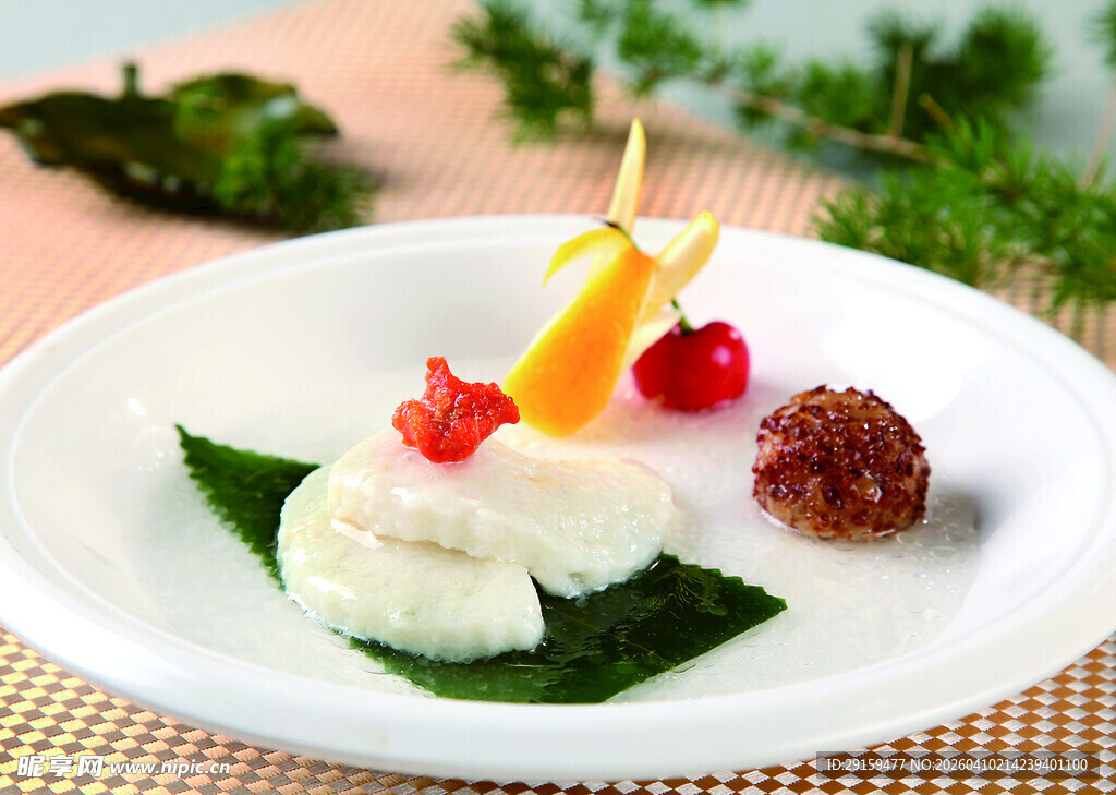 精致创意甜点摆盘