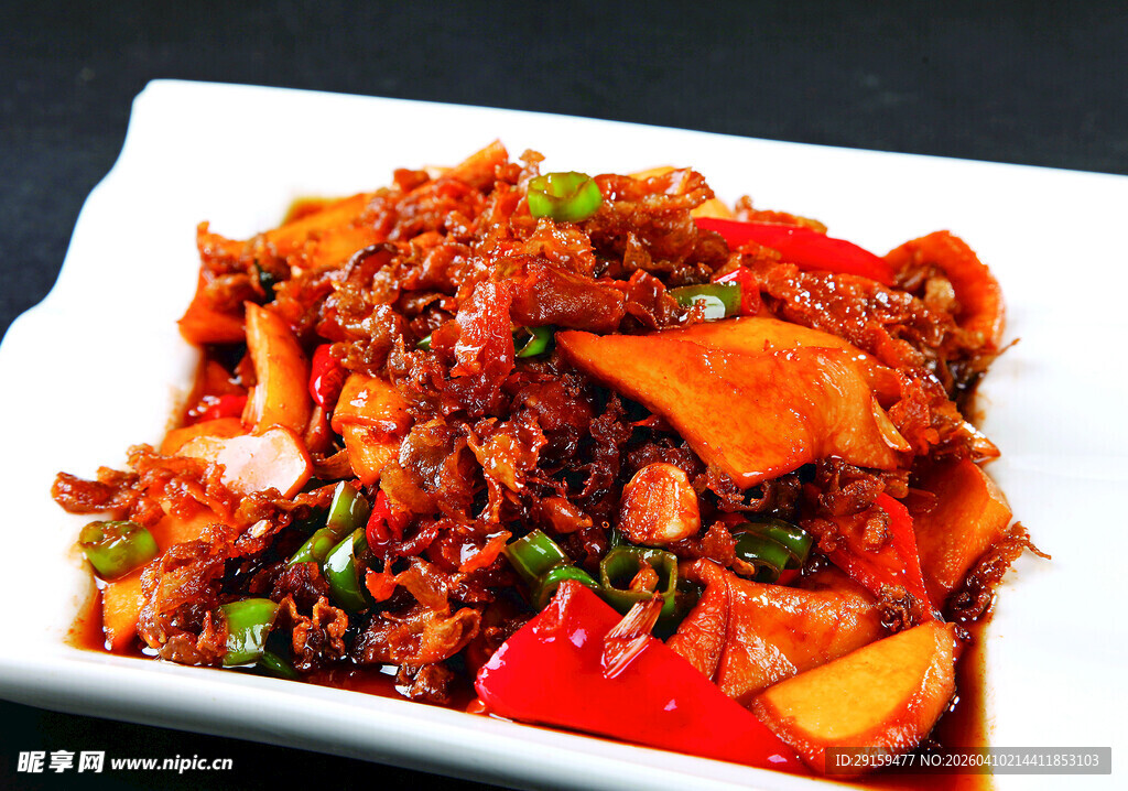 香辣可口的炒牛肉