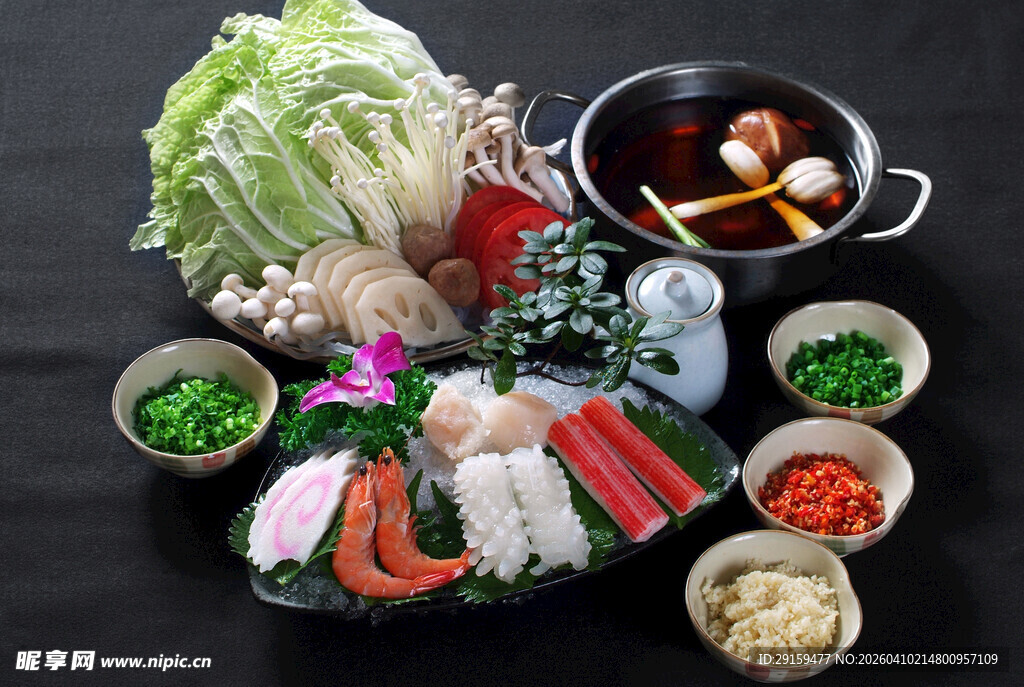 丰盛火锅食材大集合