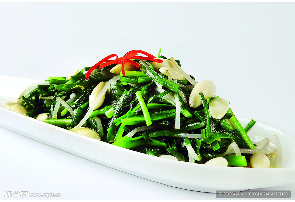 清炒韭菜豆芽