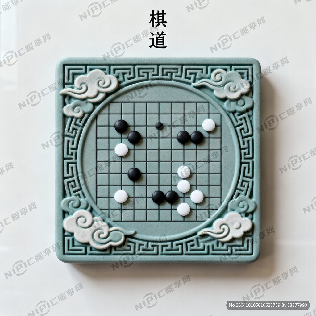 围棋文化类冰箱贴