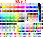 彩色数码测试图画面展示