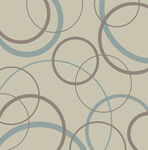 简约圆圈几何地毯地垫图案