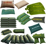 防汛抗洪沙袋等物资展示