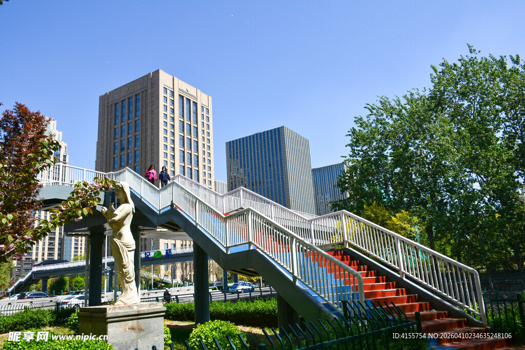 城市中的现代阶梯景观