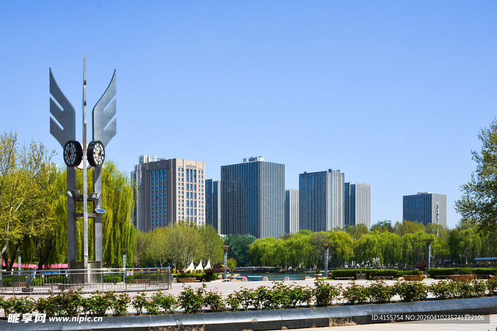 城市景观中的独特雕塑建筑