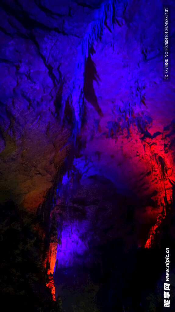 梦幻溶洞灯光景观