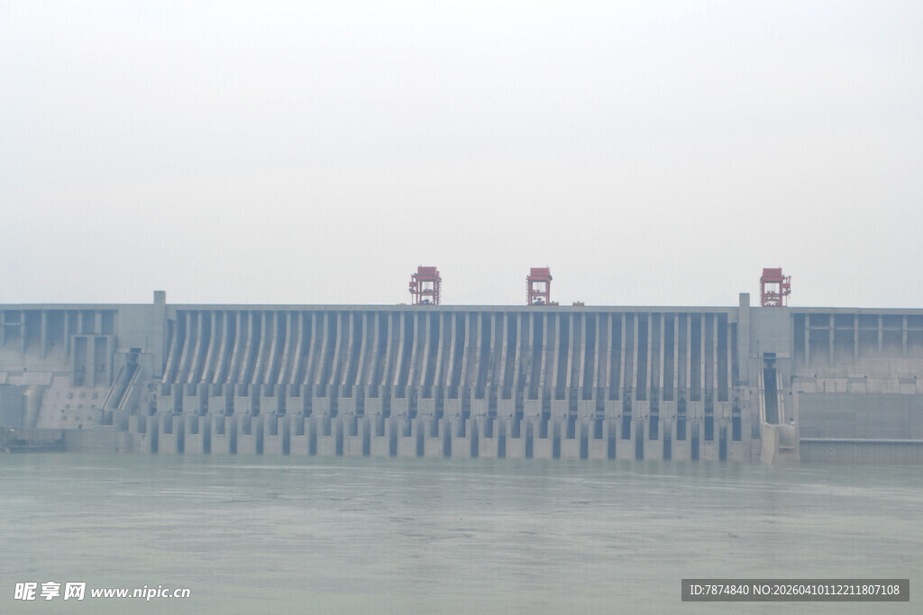 壮观三峡大坝水利工程