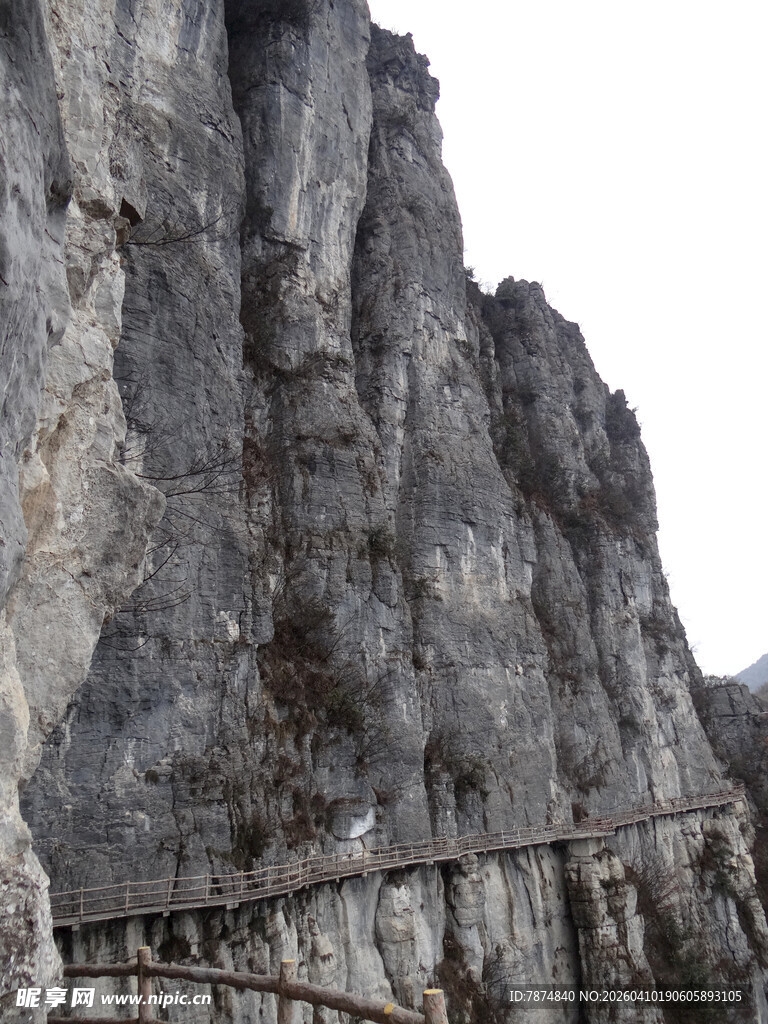 恩施悬崖栈道景观