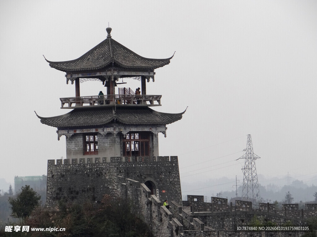 恩施古城楼阁 尽显古韵风华