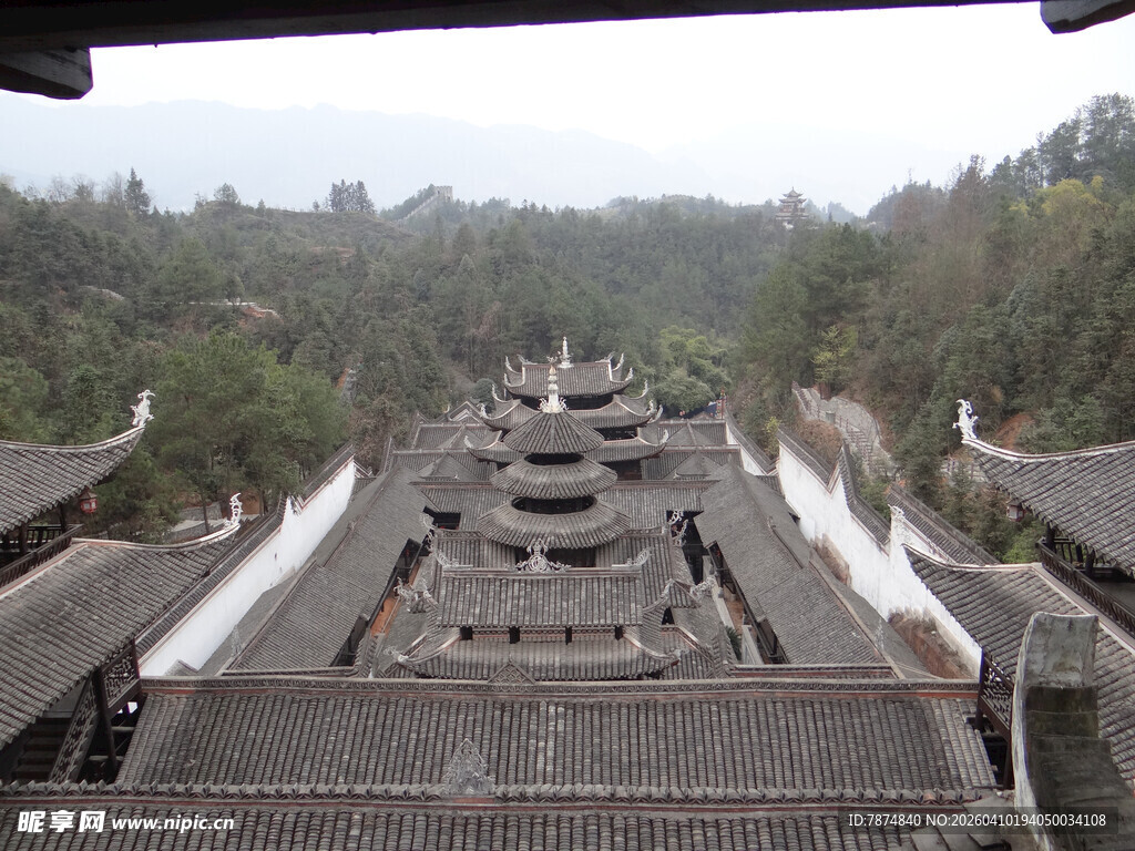 恩施古色古香的传统建筑群