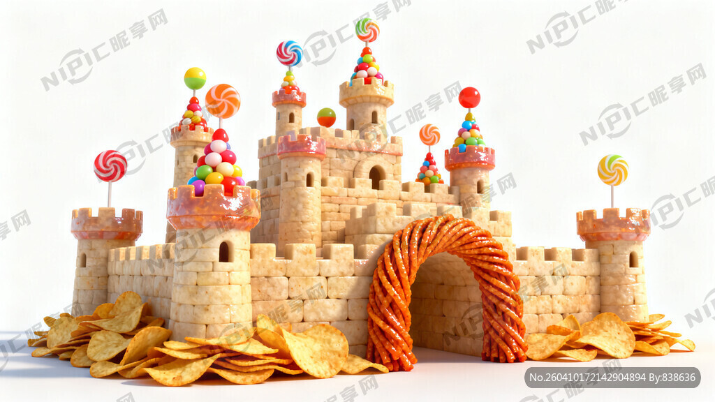 白色背景 完整的 3D效果