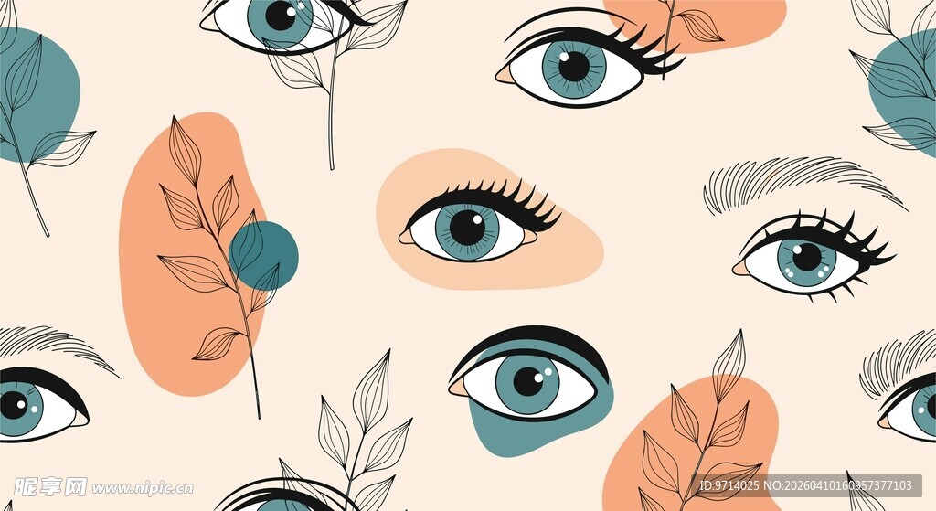 眼部装饰图案