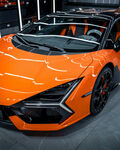 橙色炫酷跑车展示