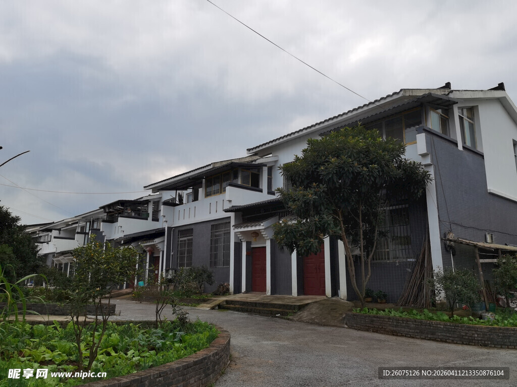 现代风格联排住宅外观